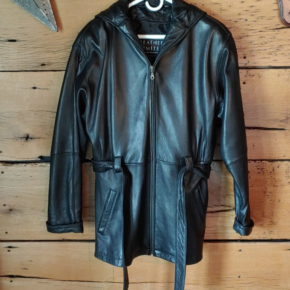 Women's large Leather Jacket